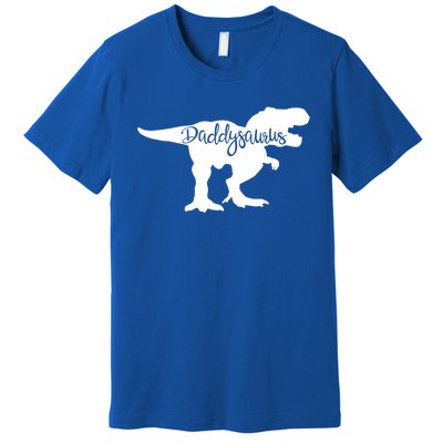 Daddysaurus Father Dad Dinosaur Meaningful Gift Premium T-Shirt