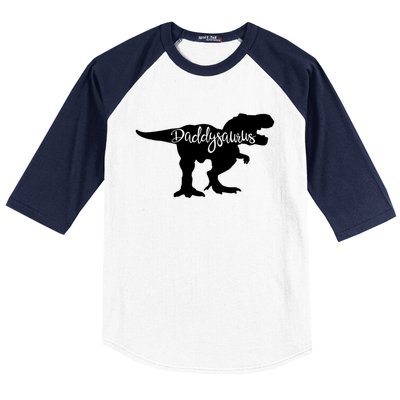 Daddysaurus Father Dad Dinosaur Meaningful Gift Baseball Sleeve Shirt