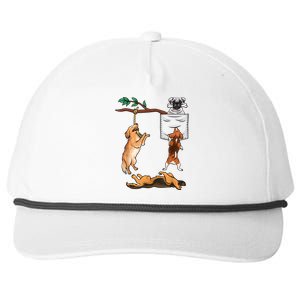 Dog , Funny Dog Tee, Dogs In Pocket , Dog Lover Snapback Five-Panel Rope Hat