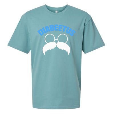 Diabeetus Funny Diabetes Awareness Diabetic Beard Sueded Cloud Jersey T-Shirt