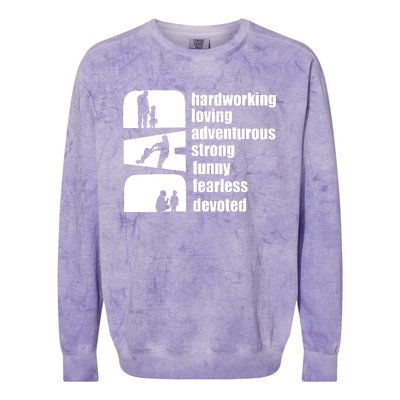 Dadattributes FILES Colorblast Crewneck Sweatshirt