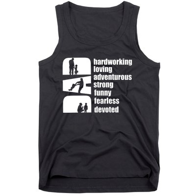 Dadattributes FILES Tank Top