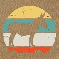 Donkey Funny Cotton Canvas Backpack