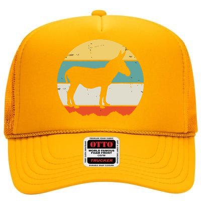 Donkey Funny High Crown Mesh Back Trucker Hat