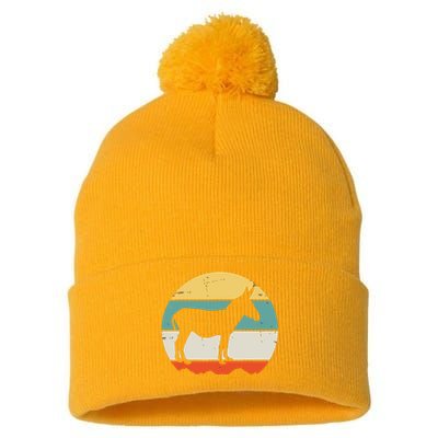 Donkey Funny Pom Pom 12in Knit Beanie