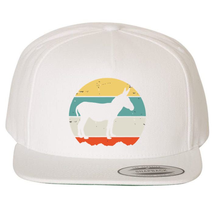 Donkey Funny Wool Snapback Cap
