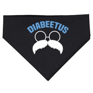 Diabeetus Funny Diabetes Awareness Diabetic Beard USA-Made Doggie Bandana