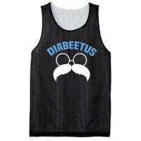 Diabeetus Funny Diabetes Awareness Diabetic Beard Mesh Reversible Basketball Jersey Tank