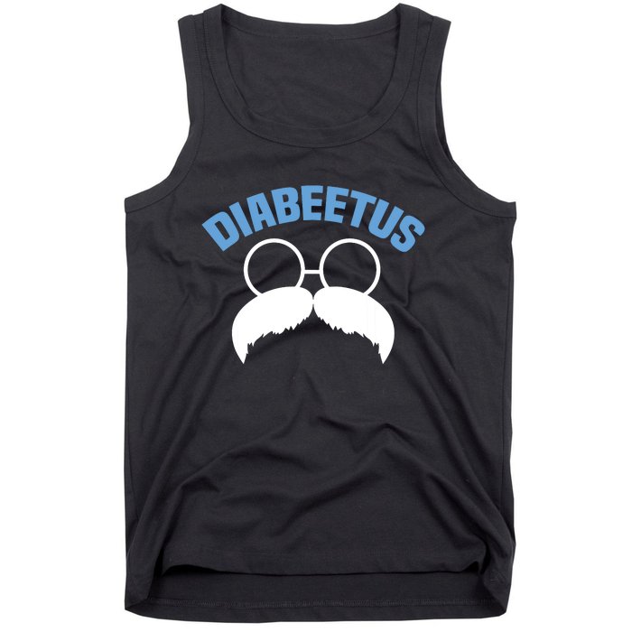 Diabeetus Funny Diabetes Awareness Diabetic Beard Tank Top