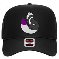 Demisexual Fox Demisexual Pride High Crown Mesh Back Trucker Hat