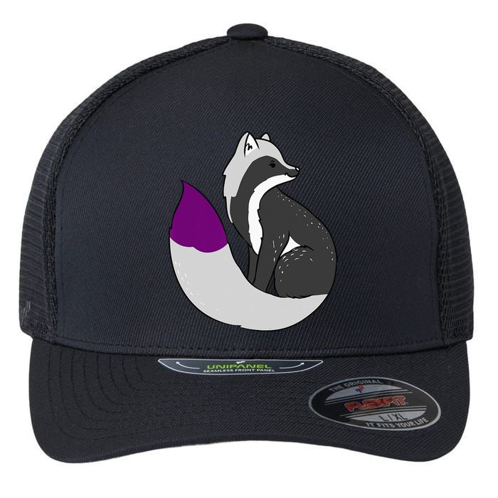 Demisexual Fox Demisexual Pride Flexfit Unipanel Trucker Cap