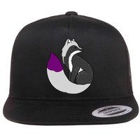 Demisexual Fox Demisexual Pride Flat Bill Trucker Hat