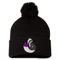 Demisexual Fox Demisexual Pride Pom Pom 12in Knit Beanie