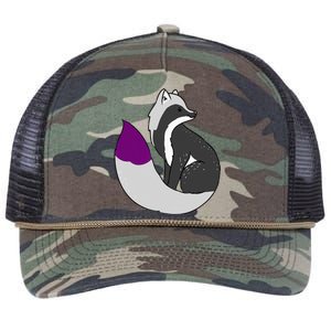 Demisexual Fox Demisexual Pride Retro Rope Trucker Hat Cap