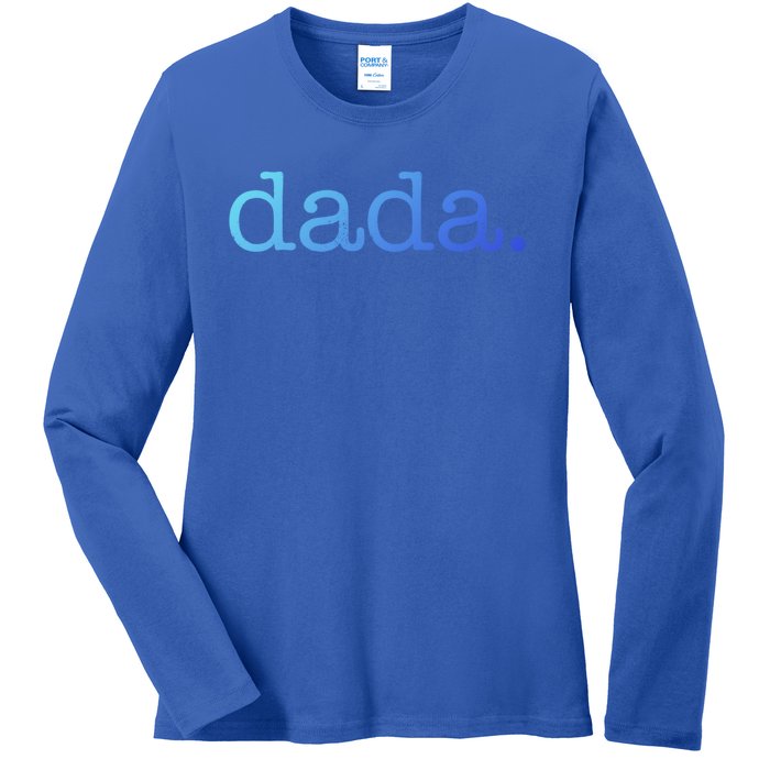 Dada FatherS Day For New Dad Him Papa Granpa Funny Dada Gift Ladies Long Sleeve Shirt