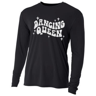 Disco Funny Dancing Bride Bridesmaid Bachelorette Matching Cooling Performance Long Sleeve Crew