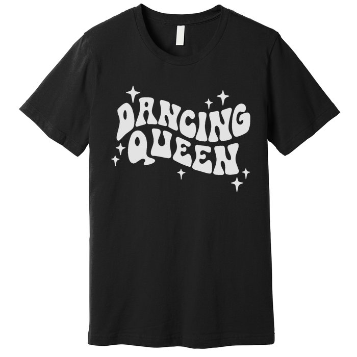 Disco Funny Dancing Bride Bridesmaid Bachelorette Matching Premium T-Shirt