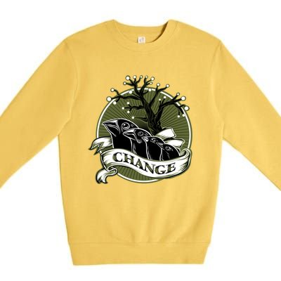 DarwinS Finches Premium Crewneck Sweatshirt