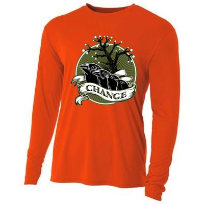 DarwinS Finches Cooling Performance Long Sleeve Crew