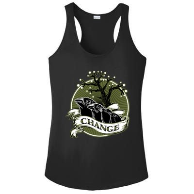 DarwinS Finches Ladies PosiCharge Competitor Racerback Tank