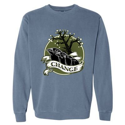 DarwinS Finches Garment-Dyed Sweatshirt