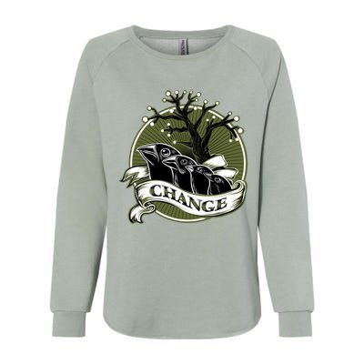 DarwinS Finches Womens California Wash Sweatshirt