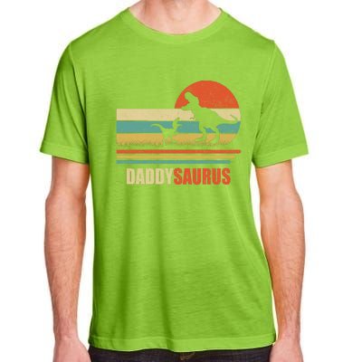 Daddysaurus Fathers Day Gifts T Rex Daddy Saurus Hoodie Adult ChromaSoft Performance T-Shirt