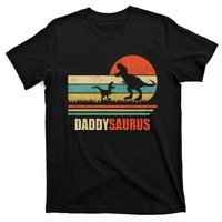 Daddysaurus Fathers Day Gifts T Rex Daddy Saurus Hoodie T-Shirt