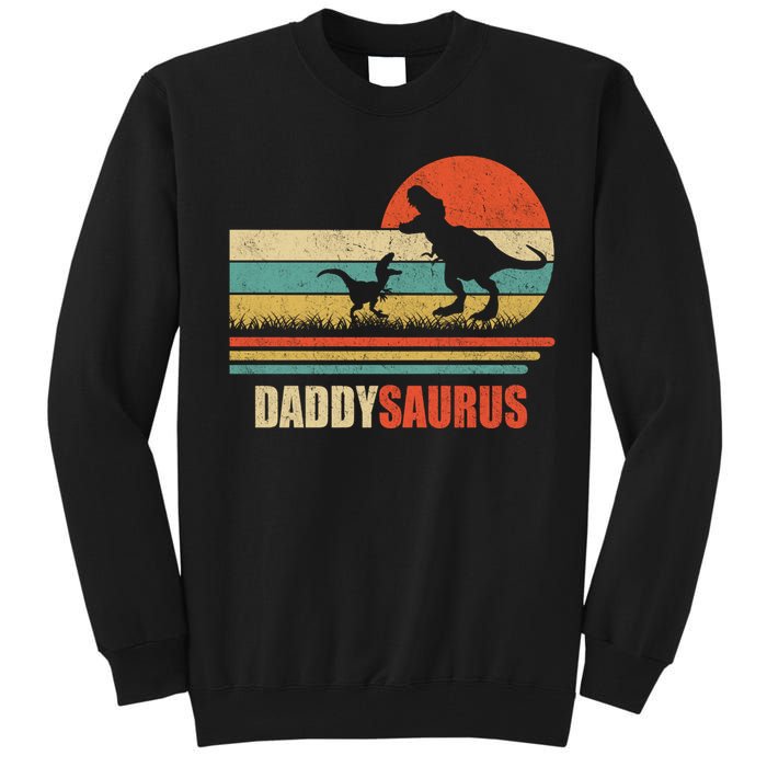 Daddysaurus Fathers Day Gifts T Rex Daddy Saurus Hoodie Tall Sweatshirt