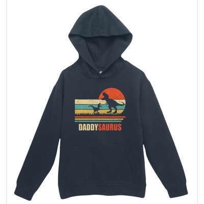 Daddysaurus Fathers Day Gifts T Rex Daddy Saurus Hoodie Urban Pullover Hoodie