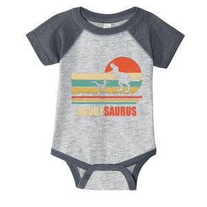 Daddysaurus Fathers Day Gifts T Rex Daddy Saurus Hoodie Infant Baby Jersey Bodysuit