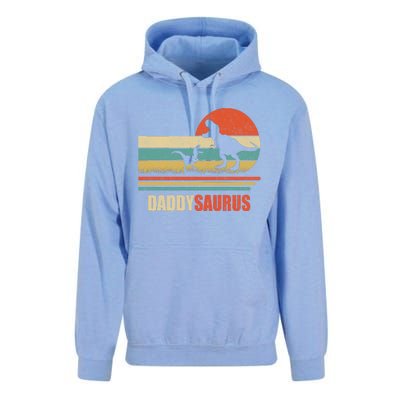 Daddysaurus Fathers Day Gifts T Rex Daddy Saurus Hoodie Unisex Surf Hoodie