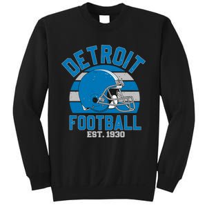 Detroit Football Est 1930 Team Supporter Sweatshirt