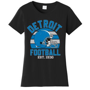 Detroit Football Est 1930 Team Supporter Women's T-Shirt