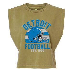 Detroit Football Est 1930 Team Supporter Garment-Dyed Women's Muscle Tee