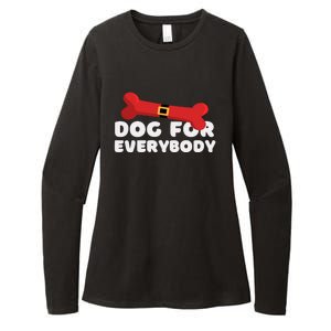 Dog For Everybody Santa Sled Funny Christmas Dogs Womens CVC Long Sleeve Shirt