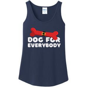 Dog For Everybody Santa Sled Funny Christmas Dogs Ladies Essential Tank