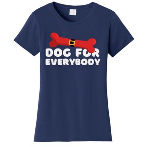 Dog For Everybody Santa Sled Funny Christmas Dogs Women's T-Shirt