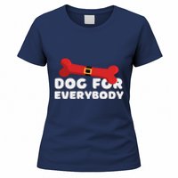 Dog For Everybody Santa Sled Funny Christmas Dogs Women's T-Shirt