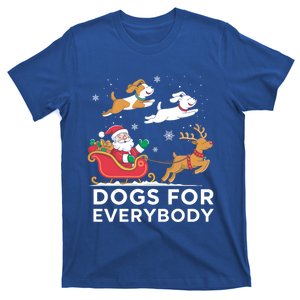 Dogs For Everybody Santa Funny Christmas Xmas Gift T-Shirt