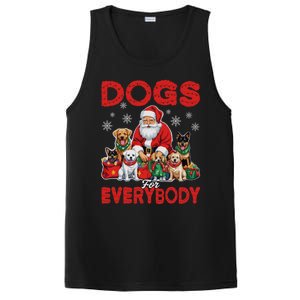 Dog For Everybody Santa Christmas Xmas Funny Dog Lovers Great Gift PosiCharge Competitor Tank