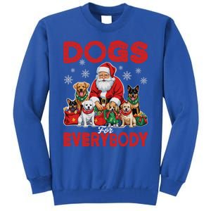 Dog For Everybody Santa Christmas Xmas Funny Dog Lovers Great Gift Sweatshirt