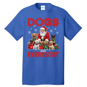 Dog For Everybody Santa Christmas Xmas Funny Dog Lovers Great Gift Tall T-Shirt