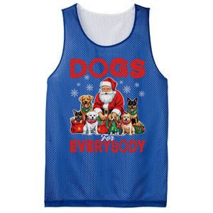 Dog For Everybody Santa Christmas Xmas Funny Dog Lovers Great Gift Mesh Reversible Basketball Jersey Tank