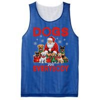 Dog For Everybody Santa Christmas Xmas Funny Dog Lovers Great Gift Mesh Reversible Basketball Jersey Tank