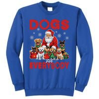 Dog For Everybody Santa Christmas Xmas Funny Dog Lovers Great Gift Tall Sweatshirt