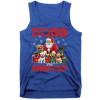 Dog For Everybody Santa Christmas Xmas Funny Dog Lovers Great Gift Tank Top