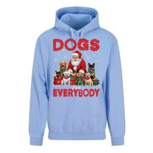 Dog For Everybody Santa Christmas Xmas Funny Dog Lovers Great Gift Unisex Surf Hoodie