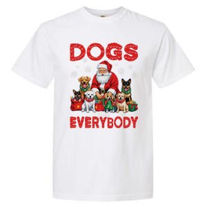 Dog For Everybody Santa Christmas Xmas Funny Dog Lovers Great Gift Garment-Dyed Heavyweight T-Shirt