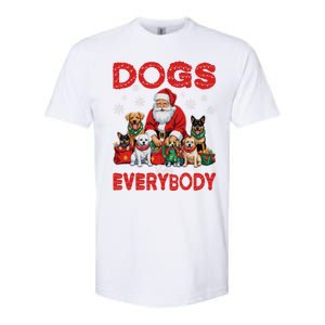 Dog For Everybody Santa Christmas Xmas Funny Dog Lovers Great Gift Softstyle CVC T-Shirt